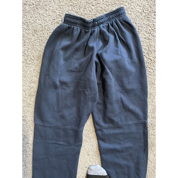 Adidas Fleece Sweatpants Navy Blue Mens Small Activewear Fleece - Picture 5 of 6